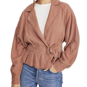 Free People Women's Joani Jacket Copper Size Small